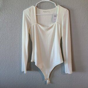 Abercrombie & Fitch White BodySuit